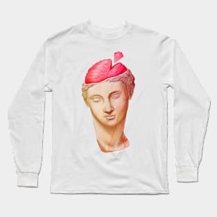 Aesthetic Brain Statue Long Sleeve T-Shirt